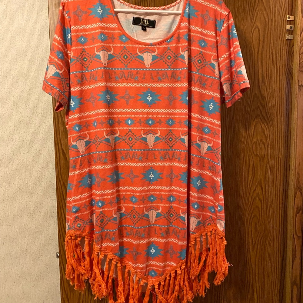 New L&B Top with cute bottom Size XL